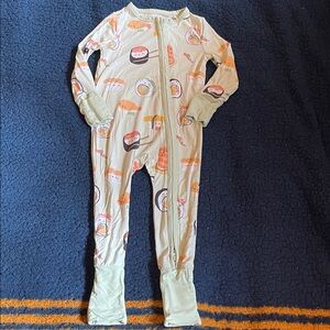 Angel Dear Sushi Print Kids Footie